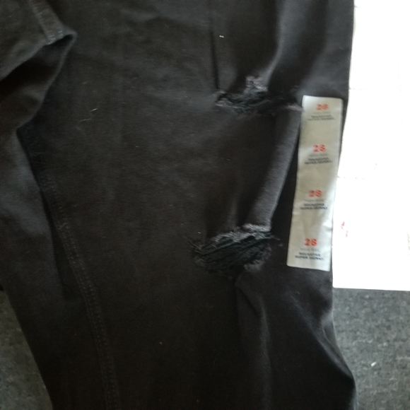 Pants old Navy size 28 womens Rockstar highrise skinny distressed - Picture 6 of 11